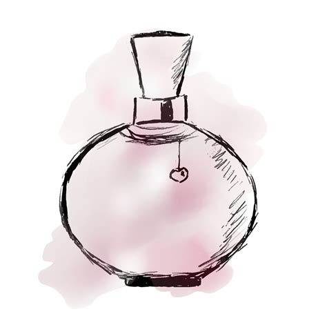 perfume drawings|easy drawing perfume.